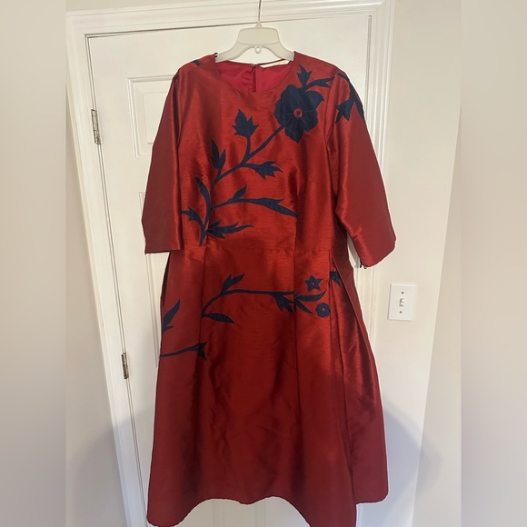 Eshakti Embellished Dupioni dress - Picture 1 of 4